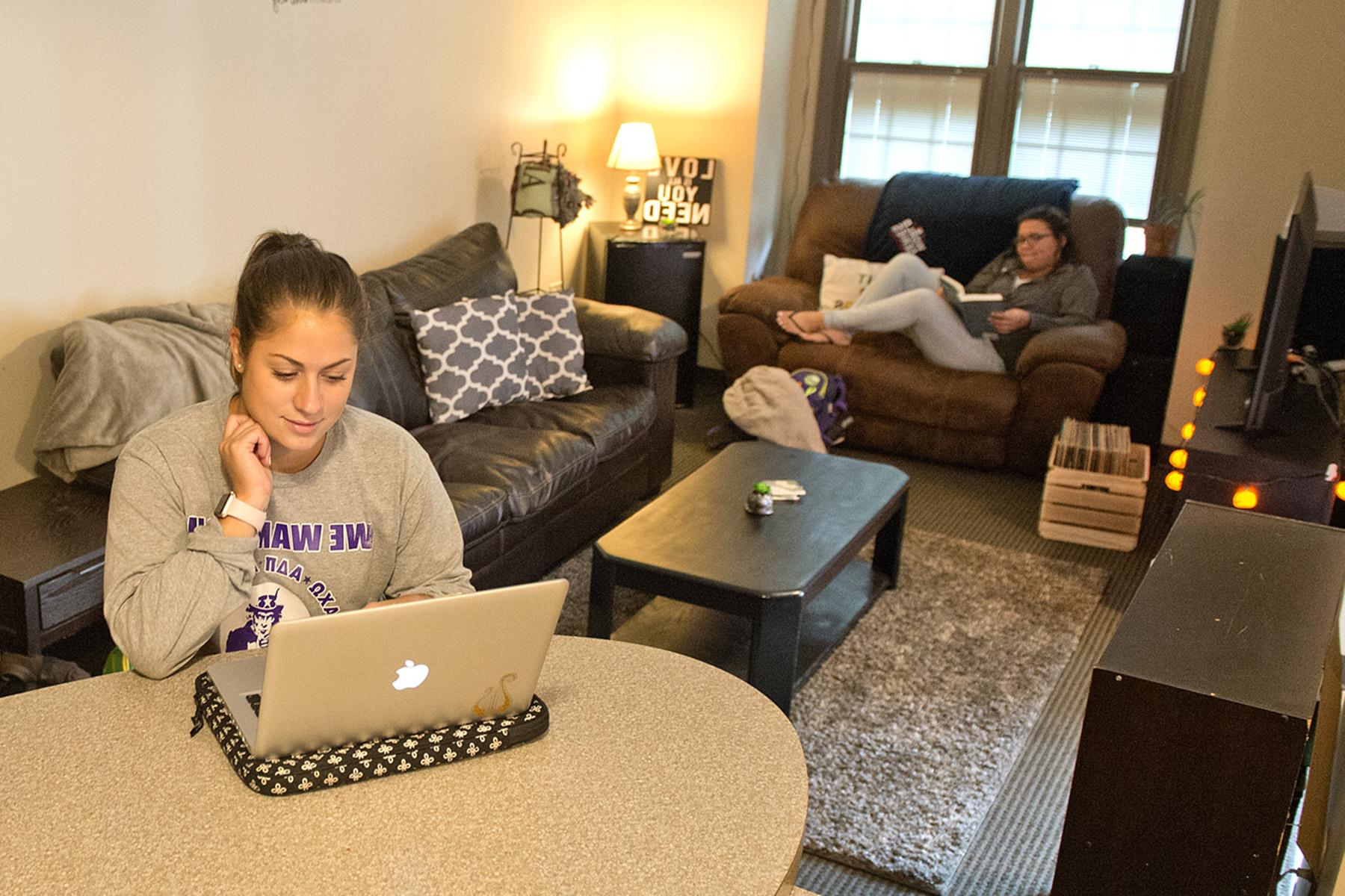 Interior of Townhouse housing option at Mount Union.